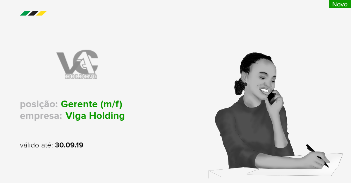 Viga Holding: Gerente (m/f), Chidenguele - emprego.co.mz